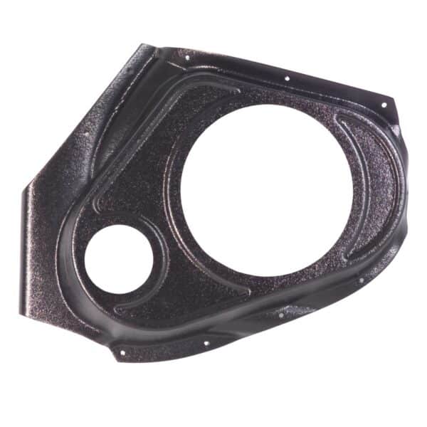 Front Door Custom Speaker Pods for the 2002-2005 Dodge Ram to hold 8.0 in and 3.5 in speakers for car audio installation upgrade