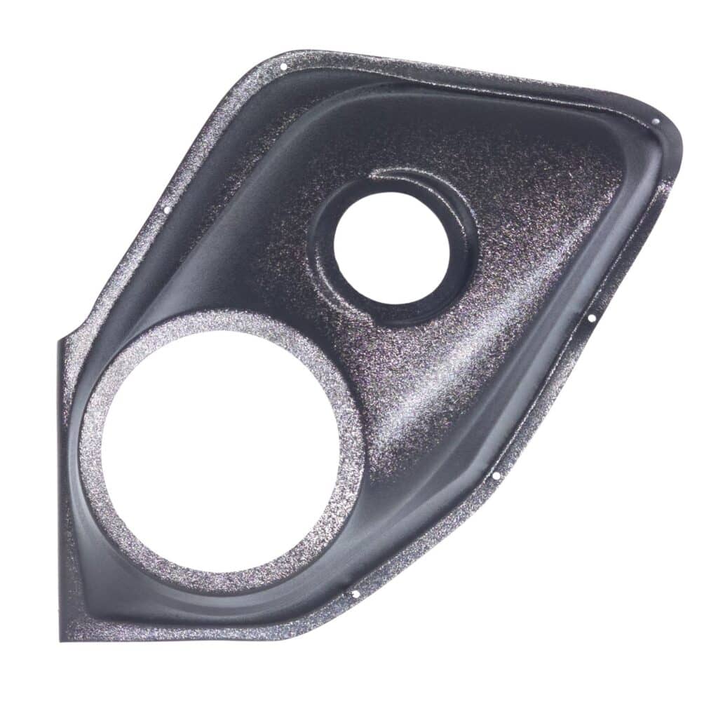 Front Door Custom Speaker Pods for the 1999-2007 Ford Excursion F-250F-350 to hold 6.5 in and 3.5 in speakers for car audio installation upgrade