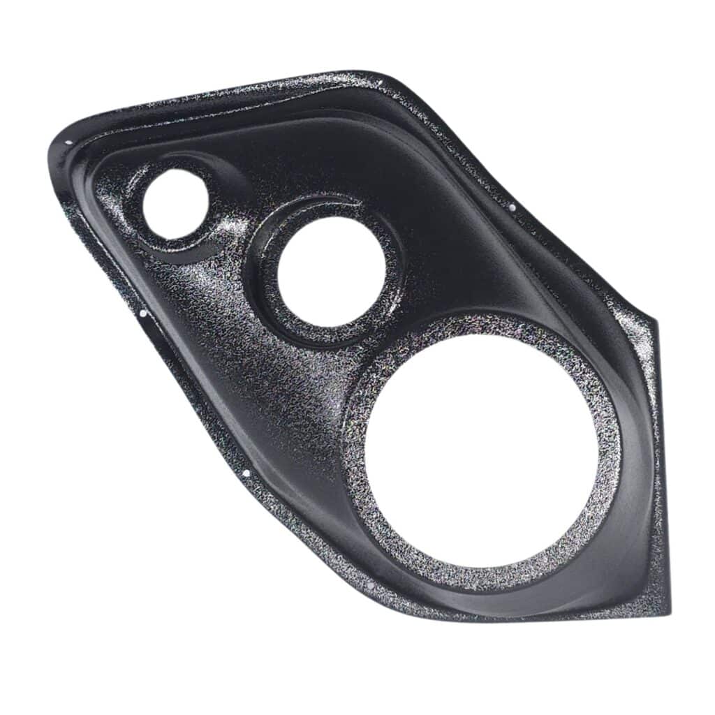 Front Door Custom Speaker Pods for the 1999-2007 Ford Excursion F-250F-350 to hold 6.5 in and 3.5 in and 2.0 in speakers for car audio installation upgrade
