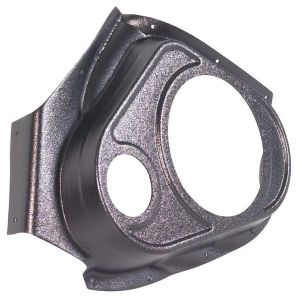 Front Door Custom Speaker Pods for the 2002-2005 Dodge Ram to hold 8.0 in and 3.5 in speakers for car audio installation upgrade