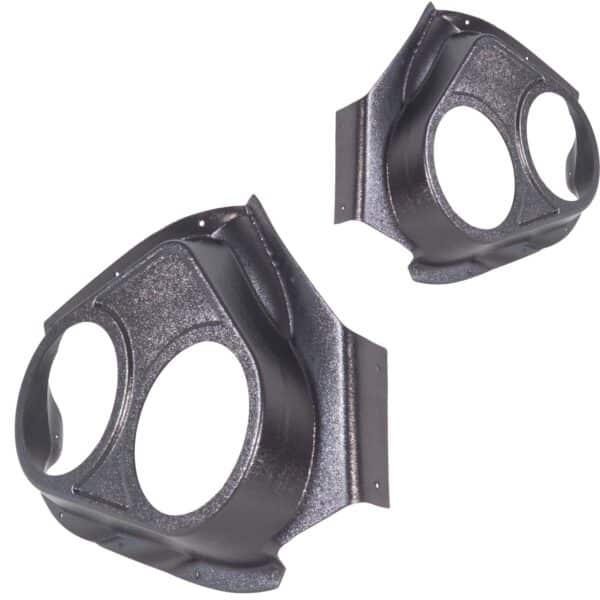 Front Door Custom Speaker Pods for the 2002-2005 Dodge Ram to hold Dual 6.5 in speakers for car audio installation upgrade