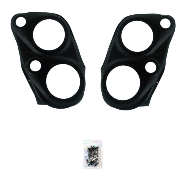 Front Door Custom Speaker Pods for the 2007-2009 Cadillac Escalade Chevrolet Avalanche Tahoe Silverado Suburban GMC Yukon Sierra to hold Dual 6.5 in and Dual 2.0 in speakers for car audio installation upgrade
