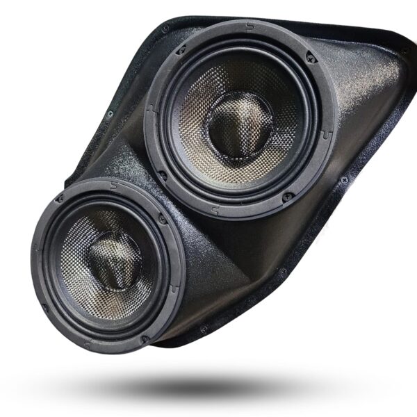 Front Door Custom Speaker Pods for the 1999-2007 Ford Excursion F-250F-350 to hold Dual 6.5 in speakers for car audio installation upgrade