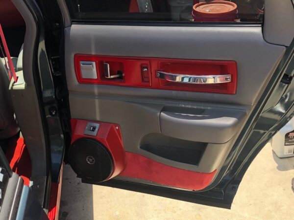 Rear Door Custom Speaker Pods for the 1992-1996 Chevrolet Caprice Impala to hold 6.5 in speakers for car audio installation upgrade