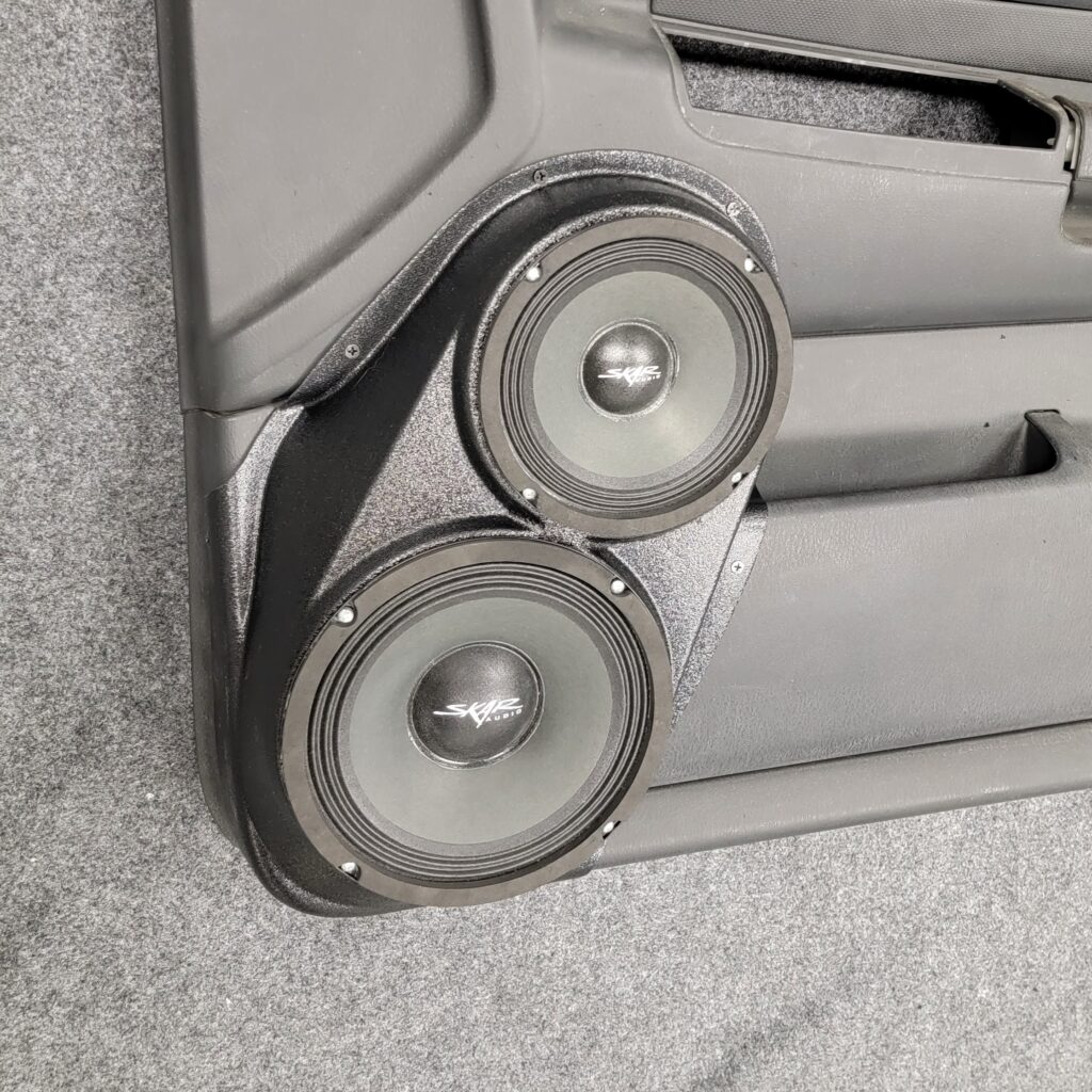 8-inch + 6.5-inch Front Door Speaker Pods for 2001–2003 Dodge Durango • 2001–2004 Dodge Dakota