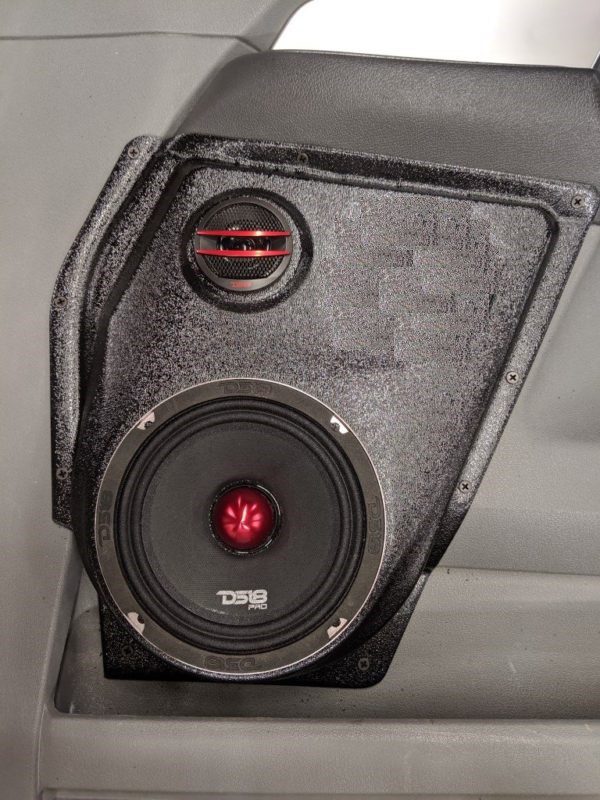 center ortho Speaker Upgrade for the Front Door of your 2006-2008 Dodge Ram. Easy installation of a 6.5" Component Set for the most powerful car stereo possible.