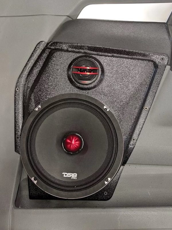 8-inch + 2-inch tweeter Front Door Speaker Pods for 2006–2008 Dodge Ram