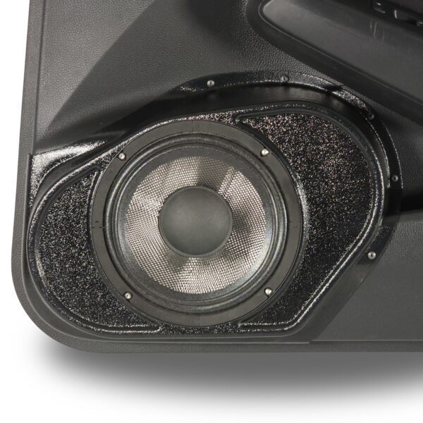 Front Door Custom Speaker Pods for the 2021-2024 Honda Civic to hold 8.0 in speakers for car audio installation upgrade