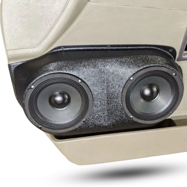Front Door Custom Speaker Pods for the 2003-2007 Hummer H2 to hold Dual 6.5 in speakers for car audio installation upgrade