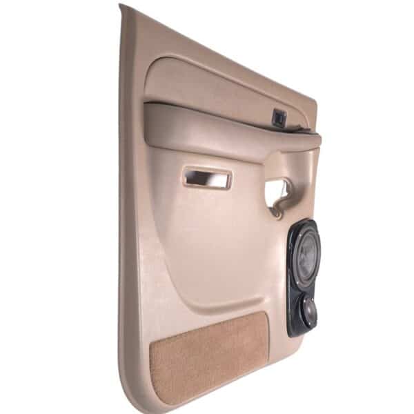 Rear Door Custom Speaker Pods for the 2000-2006 Cadillac Escalade Chevrolet Avalanche Silverado Tahoe Suburban GMC Sierra Yukon to hold 6.5 in and 3.5 in speakers for car audio installation upgrade