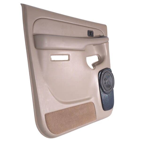 Rear Door Custom Speaker Pods for the 2000-2006 Cadillac Escalade Chevrolet Avalanche Silverado Tahoe Suburban GMC Sierra Yukon to hold 6.5 in speakers for car audio installation upgrade