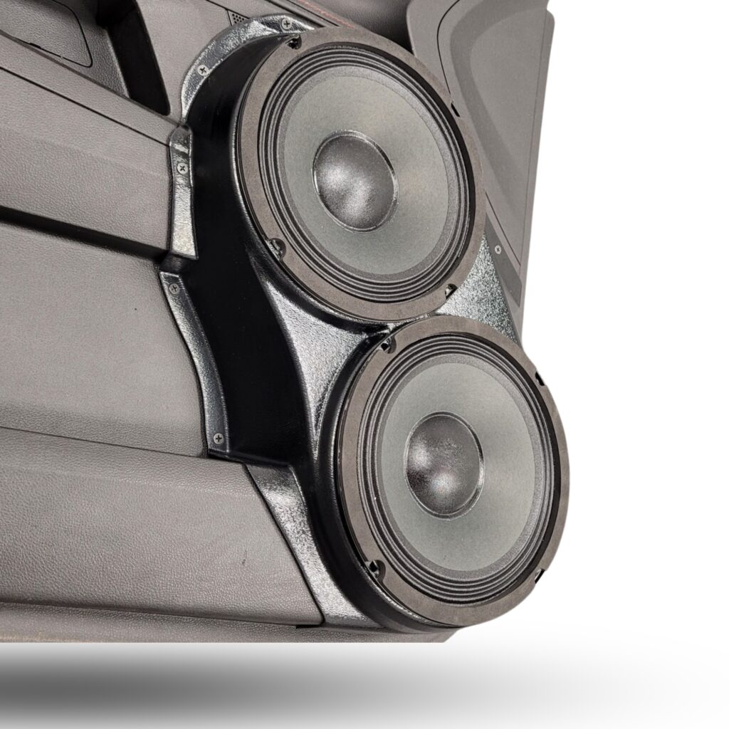 Dual 8-inch Front Door Speaker Pods for 2010–2017 Chevrolet Equinox & GMC Terrain