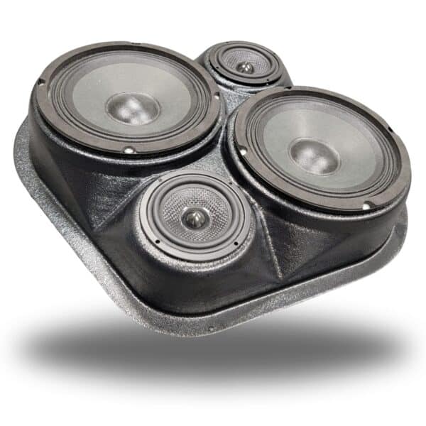 Universal Custom Speaker Pods for the Universal Universal,SelectYourVehicle Universal to hold Dual 6.5 in and Dual 3.5 in speakers for car audio installation upgrade