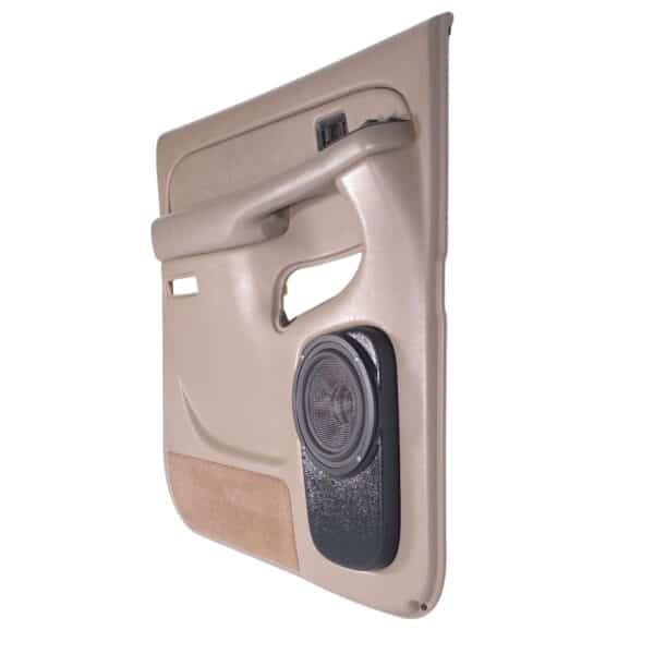 Rear Door Custom Speaker Pods for the 2000-2006 Cadillac Escalade Chevrolet Avalanche Silverado Tahoe Suburban GMC Sierra Yukon to hold 6.5 in speakers for car audio installation upgrade