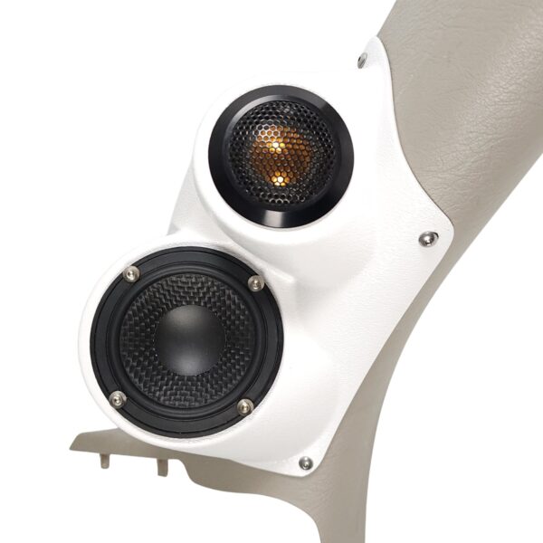 3.5-inch + 2-inch Tweeter A-Pillar Speaker Pods for 2002–2008 Dodge Ram – image 3