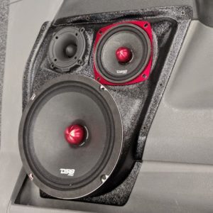8-inch, 4-inch + 3.5-inch Front Door Speaker Pods for 2006–2008 Dodge Ram
