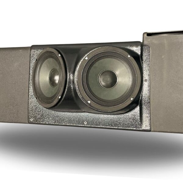 Tail Panel Custom Speaker Pods for the 2007-2009 Chevrolet Silverado GMC Sierra to hold 6.5 in speakers for car audio installation upgrade