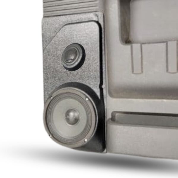 Front Door Custom Speaker Pods for the 2008-2009 Ford F-250F-350 to hold 6.5 in and 2.0 in speakers for car audio installation upgrade