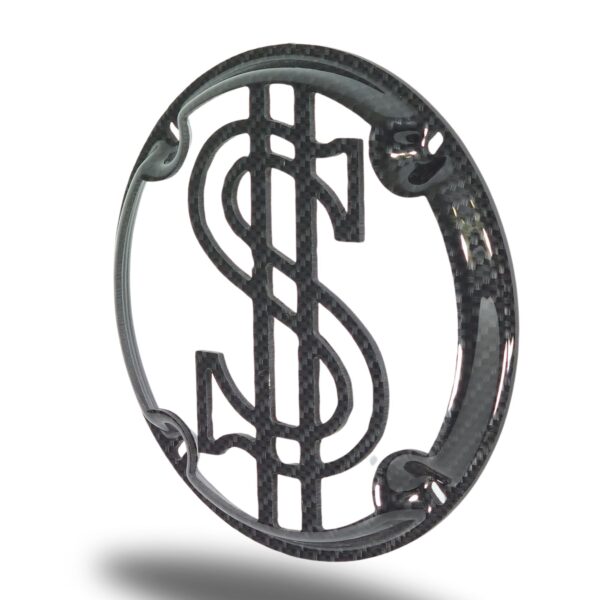 bills design thump cover speaker grille in carbon fiber for 6.5-inch speakers
