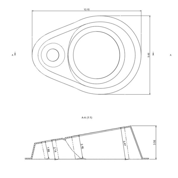 Universal Custom Speaker Pods for the Universal Universal,SelectYourVehicle Universal to hold 6.5 in and 2.0 in speakers for car audio installation upgrade