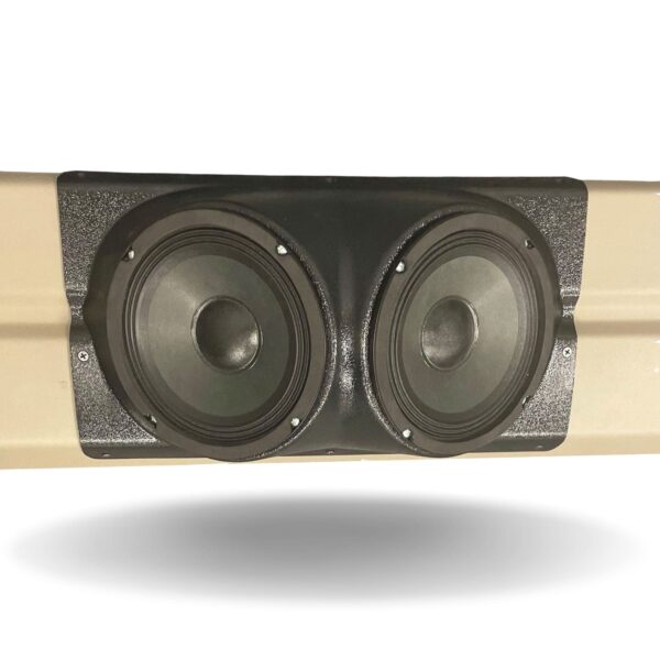 Tail Panel Custom Speaker Pods for the 1995-1999 Chevrolet Silverado GMC Sierra to hold 6.5 in speakers for car audio installation upgrade