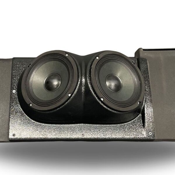 Tail Panel Custom Speaker Pods for the 2007-2009 Chevrolet Silverado GMC Sierra to hold 6.5 in speakers for car audio installation upgrade