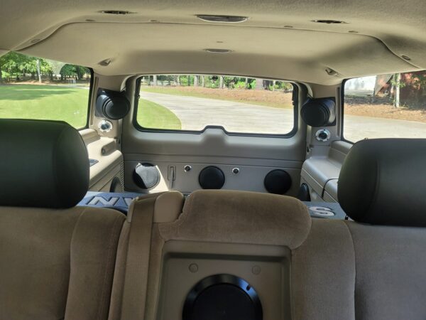 Rear D-Pillar Custom Speaker Pods for the 2000-2006 Cadillac Escalade Chevrolet Avalanche Silverado Tahoe Suburban GMC Sierra Yukon to hold 6.5 in speakers for car audio installation upgrade