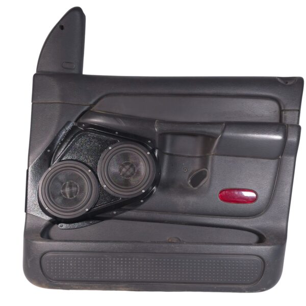 Front Door Custom Speaker Pods for the 2002-2005 Dodge Ram to hold Dual 6.5 in speakers for car audio installation upgrade
