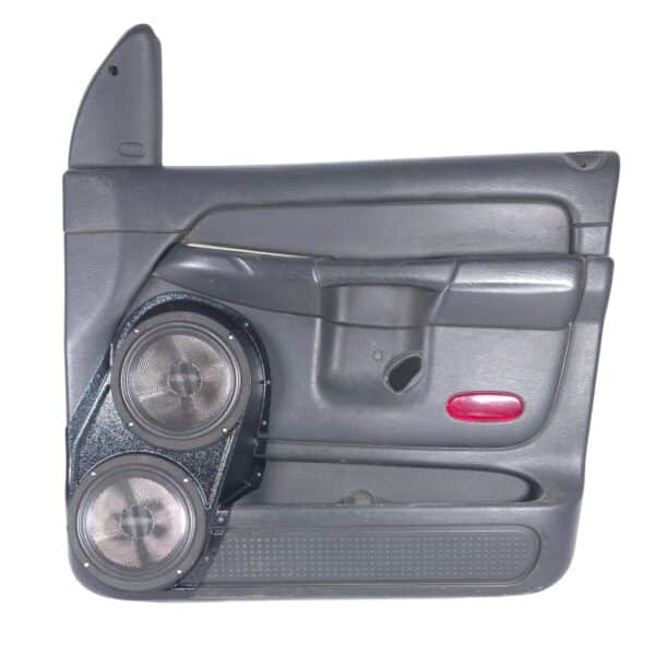 Front Door Custom Speaker Pods for the 2002-2005 Dodge Ram to hold Dual 8.0 in speakers for car audio installation upgrade