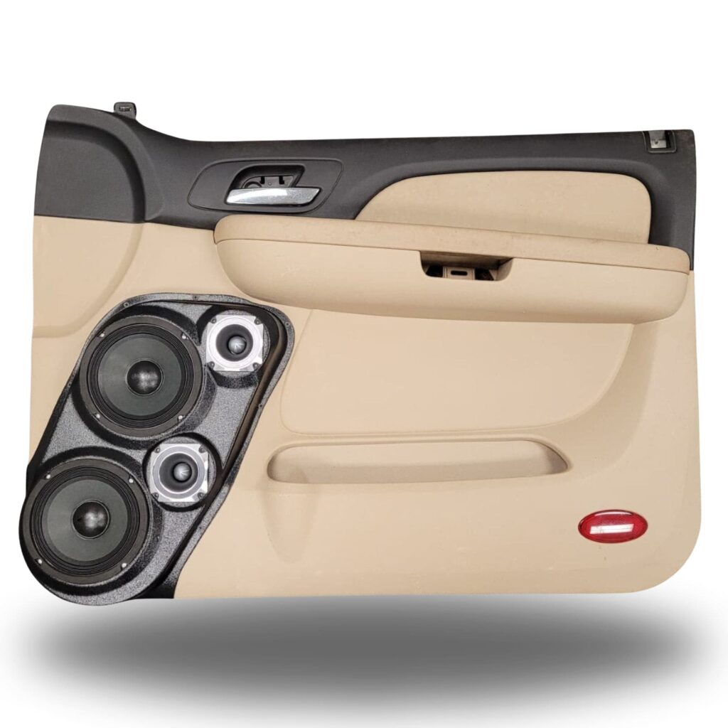 Dual 6.5-inch + Dual 3.5-inch Front Door Speaker Pods for 2007–2009 GM Fullsize Pickups and SUVs