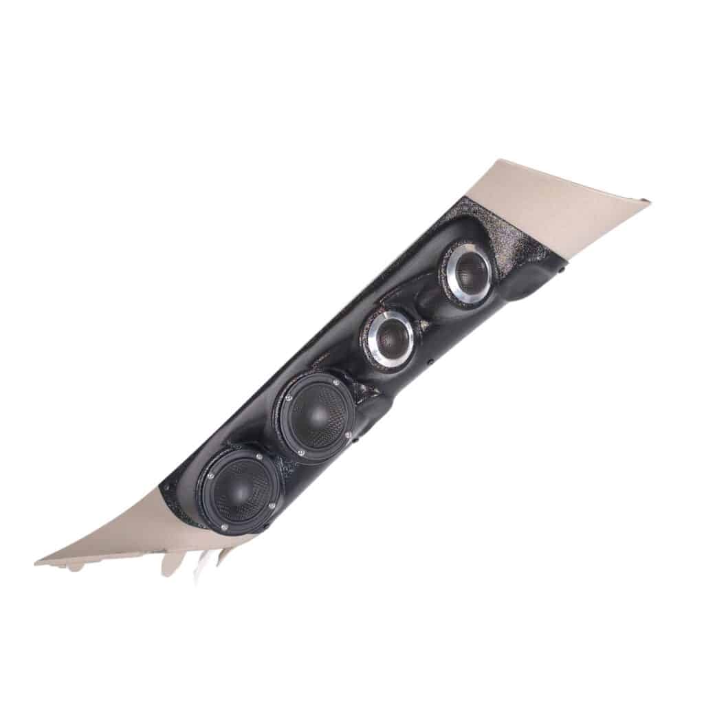 Dual 3.5-inch + Dual 2-inch A-Pillar Speaker Pods for 2007–2009 GM Fullsize Pickups and SUVs