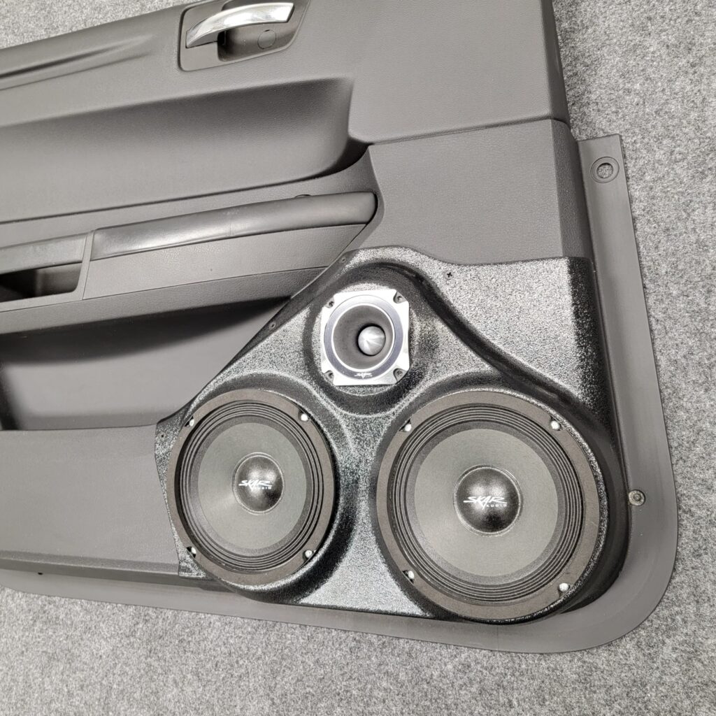 Dual 6.5-inch + 3.5-inch Front Door Speaker Pods for 2008–2010 Chrysler 300C
