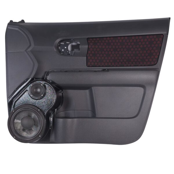 Front Door Custom Speaker Pods for the 2008-2015 Scion xB to hold 8.0 in and 3.5 in speakers for car audio installation upgrade