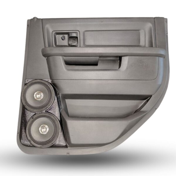 Rear Door Custom Speaker Pods for the 2009-2018 Dodge Ram to hold Dual 6.5 in speakers for car audio installation upgrade