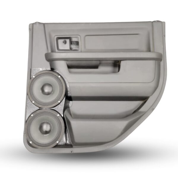 Rear Door Custom Speaker Pods for the 2009-2018 Dodge Ram to hold Dual 8.0 in speakers for car audio installation upgrade
