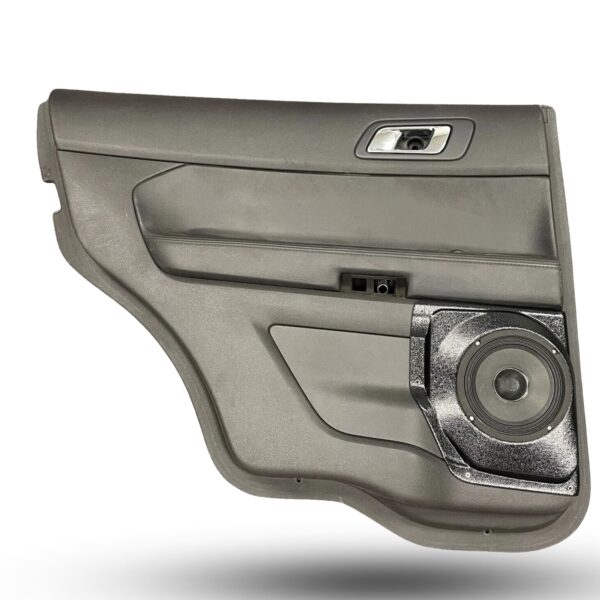 Rear Door Custom Speaker Pods for the 2011-2015 Ford Explorer to hold 6.5 in speakers for car audio installation upgrade