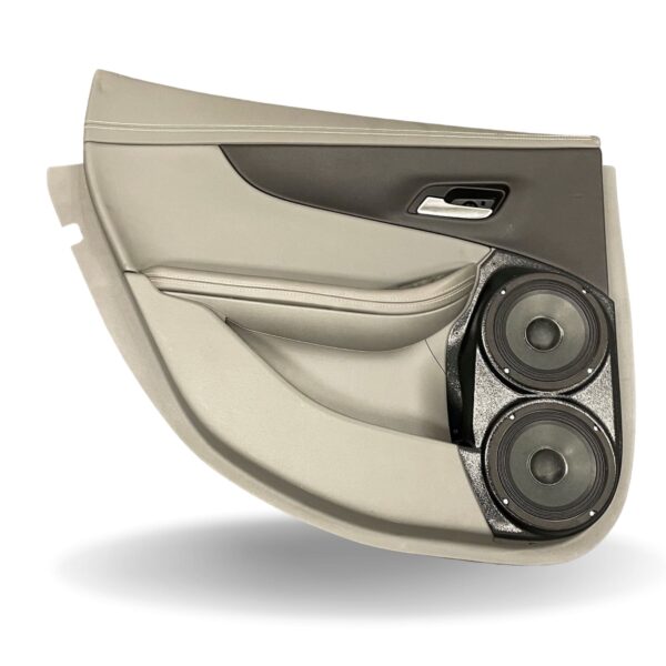 Rear Door Custom Speaker Pods for the 2014-2020 Chevrolet Impala to hold Dual 6.5 in speakers for car audio installation upgrade