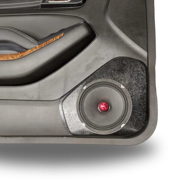Front Door Custom Speaker Pods for the 2015-2020 Chevrolet Suburban Chevrolet Tahoe GMC Yukon to hold 8.0 in speakers for car audio installation upgrade