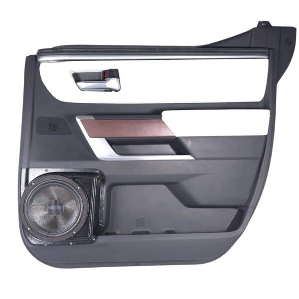 Rear Door Custom Speaker Pods for the 2022-2026 Toyota Tundra to hold 8.0 in speakers for car audio installation upgrade