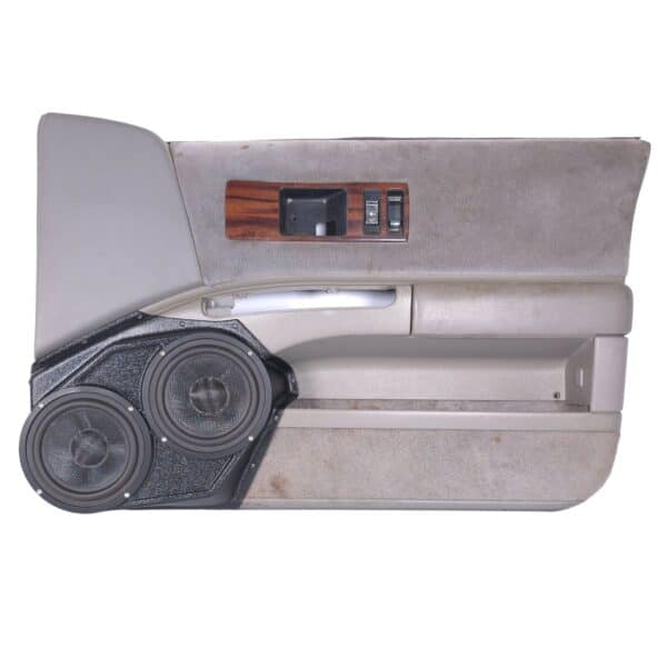 Front Door Custom Speaker Pods for the 1992-1996 Chevrolet Caprice Impala to hold Dual 6.5 in speakers for car audio installation upgrade