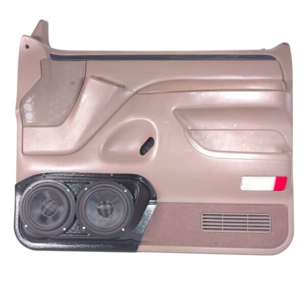 Front Door Custom Speaker Pods for the 1992-1998 Ford Bronco F-150 F-250F-350 to hold Dual 6.5 in speakers for car audio installation upgrade