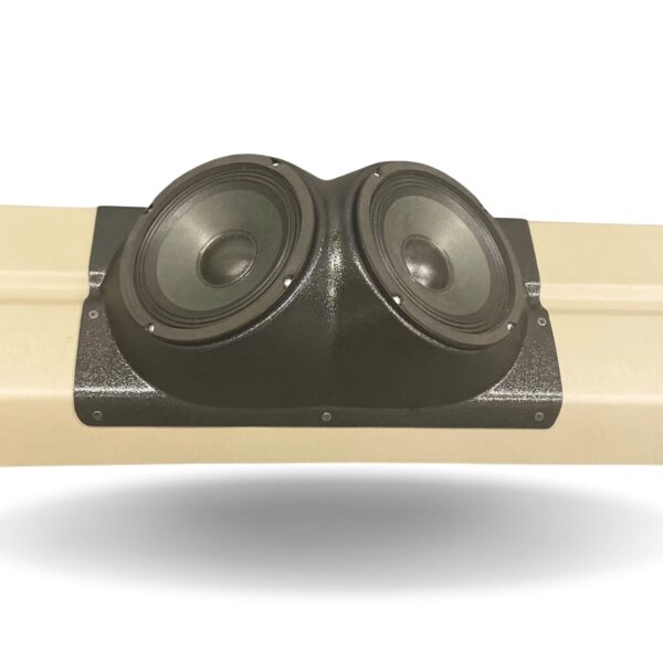 Tail Panel Custom Speaker Pods for the 1995-1999 Chevrolet Silverado GMC Sierra to hold 6.5 in speakers for car audio installation upgrade