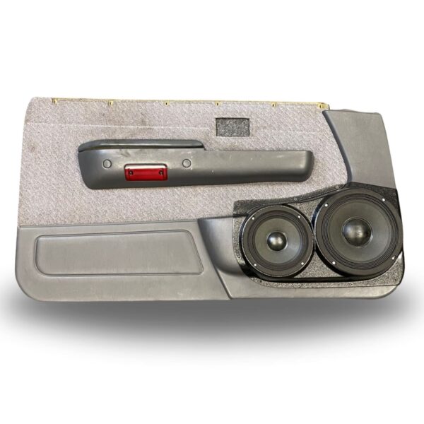 Front Door Custom Speaker Pods for the 1996-2000 Toyota Tacoma to hold 8.0 in and 6.5 in speakers for car audio installation upgrade