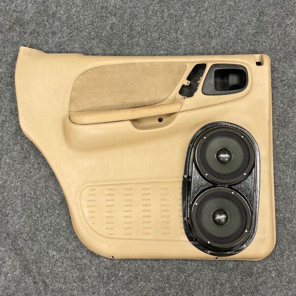 Rear Door Custom Speaker Pods for the 1998-2000 Dodge Dakota Durango to hold Dual 6.5 in speakers for car audio installation upgrade