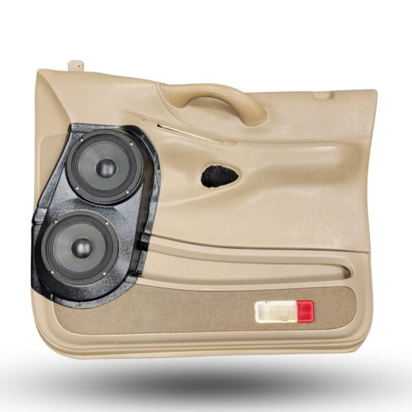 Front Door Custom Speaker Pods for the 1998-2002 Ford Expedition to hold Dual 6.5 in speakers for car audio installation upgrade