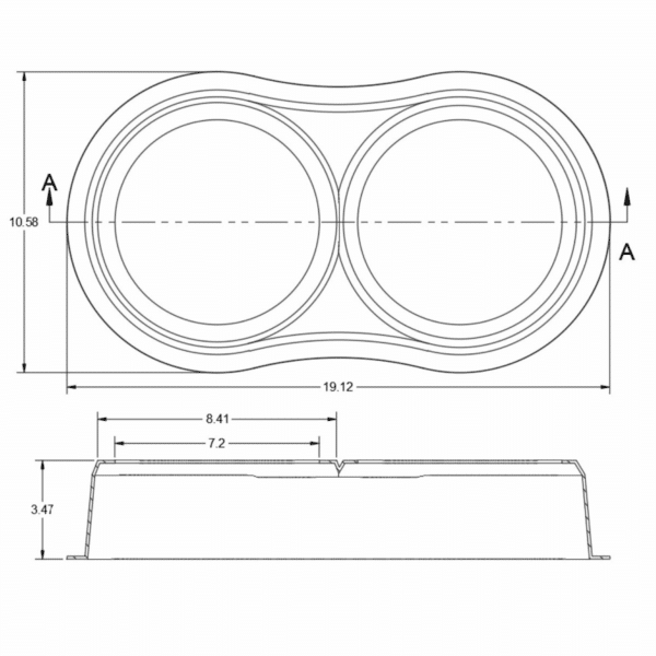Universal - D8 Technical Drawing