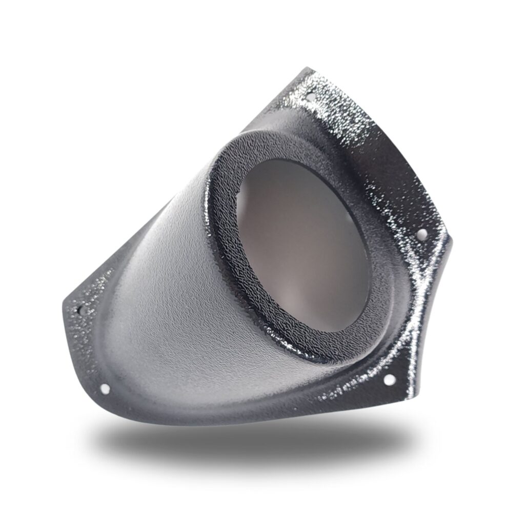 A-Pillar Custom Speaker Pods for the 2006-2011 Honda Civic to hold 3.5 in speakers for car audio installation upgrade