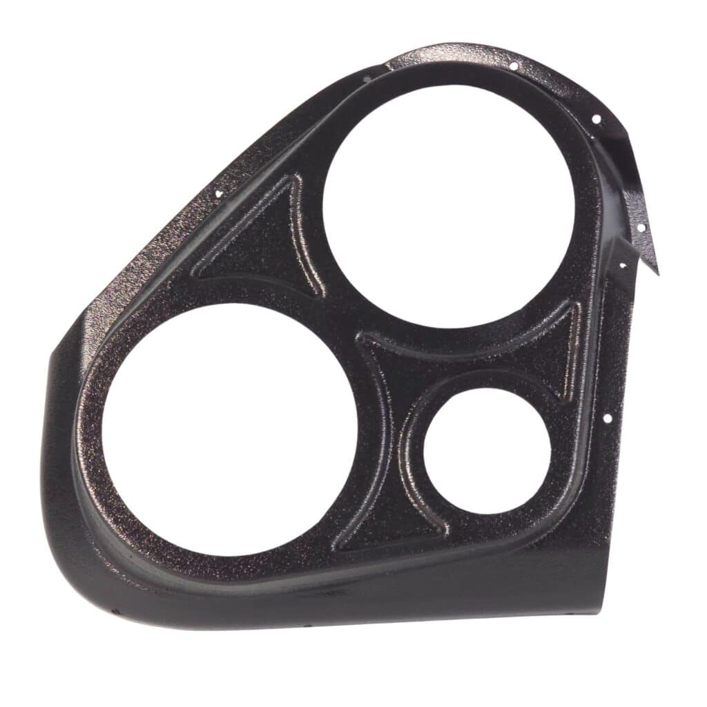 Front Door Custom Speaker Pods for the 2008-2010 Dodge Charger to hold Dual 6.5 in and 3.5 in speakers for car audio installation upgrade