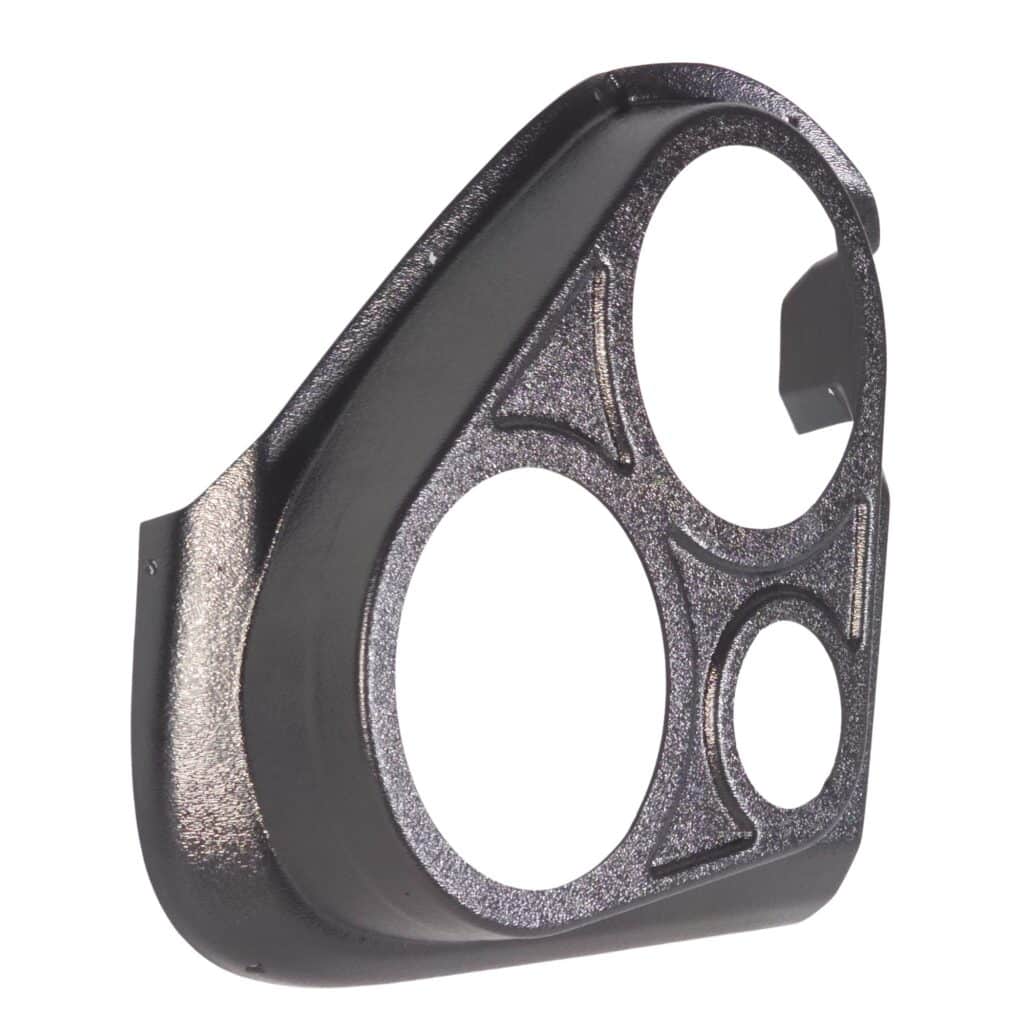 Front Door Custom Speaker Pods for the 2008-2010 Dodge Charger to hold Dual 6.5 in and 3.5 in speakers for car audio installation upgrade