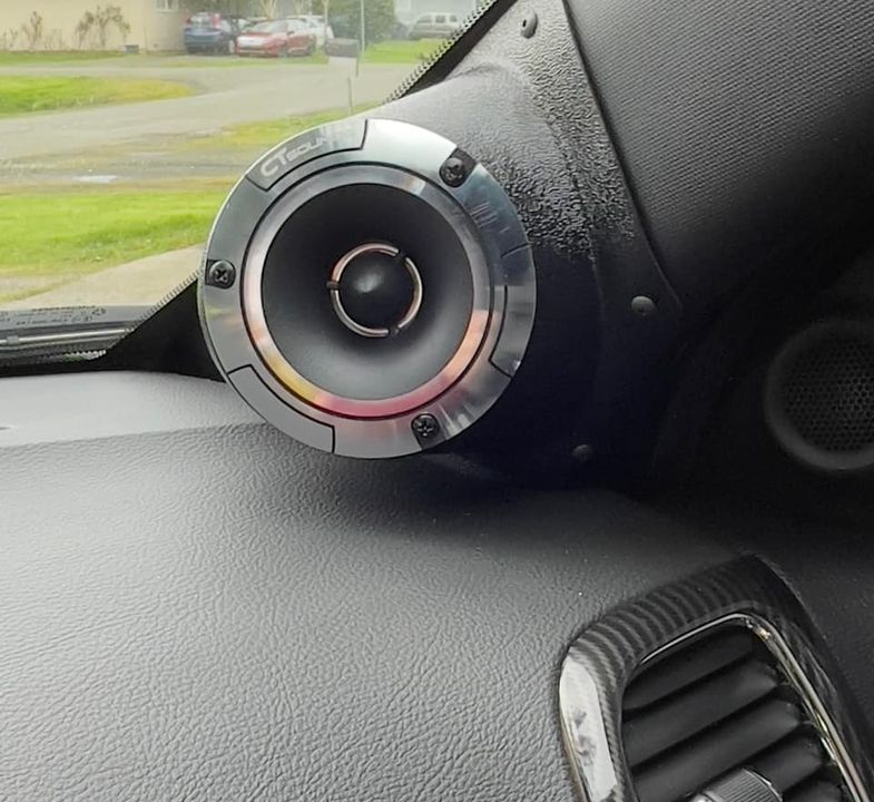 A-Pillar Custom Speaker Pods for the 2011-2023 Dodge Durango Jeep GrandCherokee to hold 3.5 in speakers for car audio installation upgrade